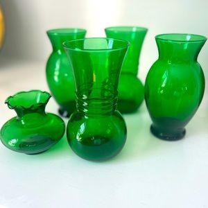 Depression Era green glass